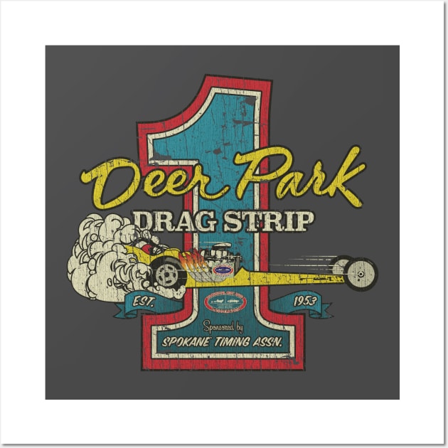 Deer Park Drag Strip 1953 Wall Art by JCD666